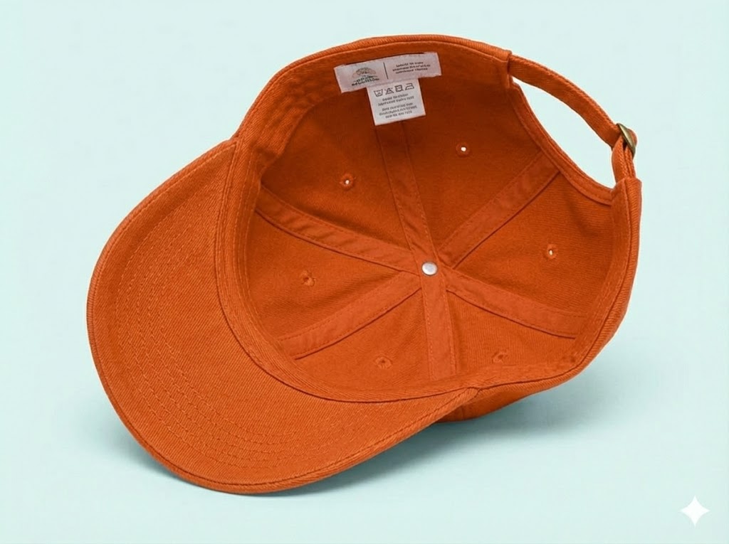 Premium Customizable Orange Baseball Cap